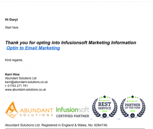 Email Example - Automation Link